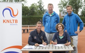 Ondertekening overeenkomst tussen de KNLTB en FOCUS tennis academy